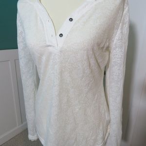 William Rast NWOT Cold Shoulder Lace Top